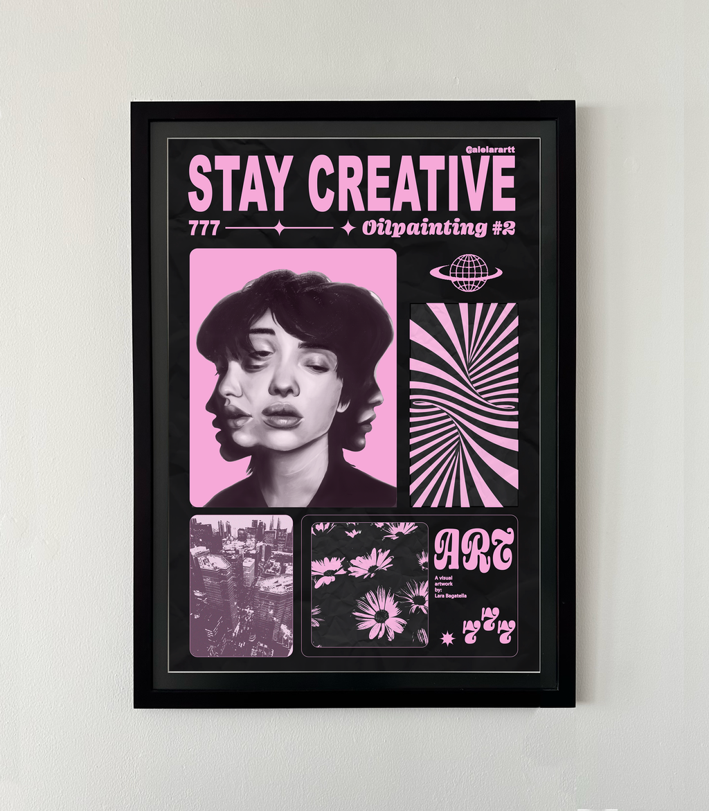 Poster "STAY CREATIVE"
