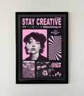 Poster "STAY CREATIVE"