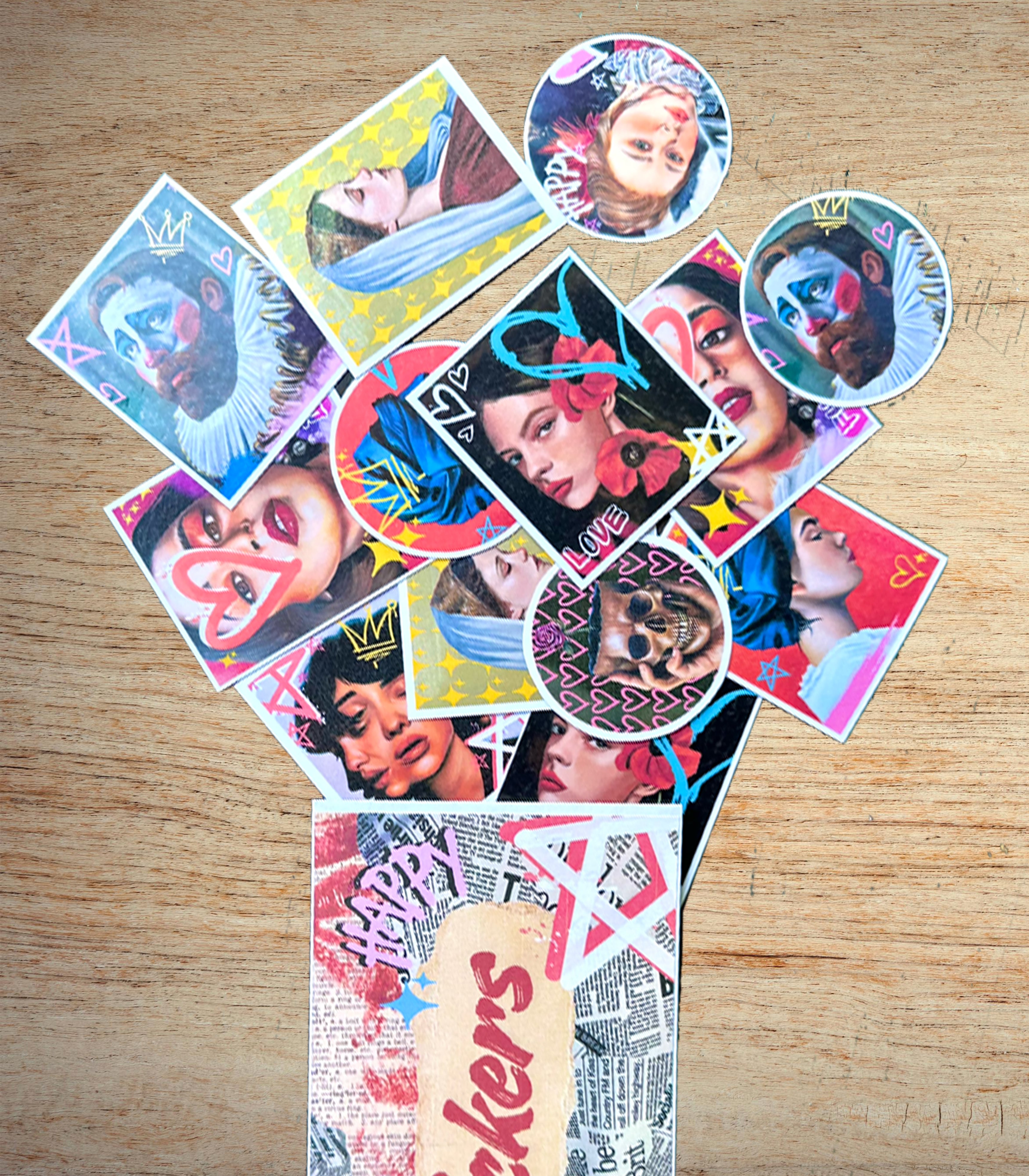 Stickers 5 pack - random