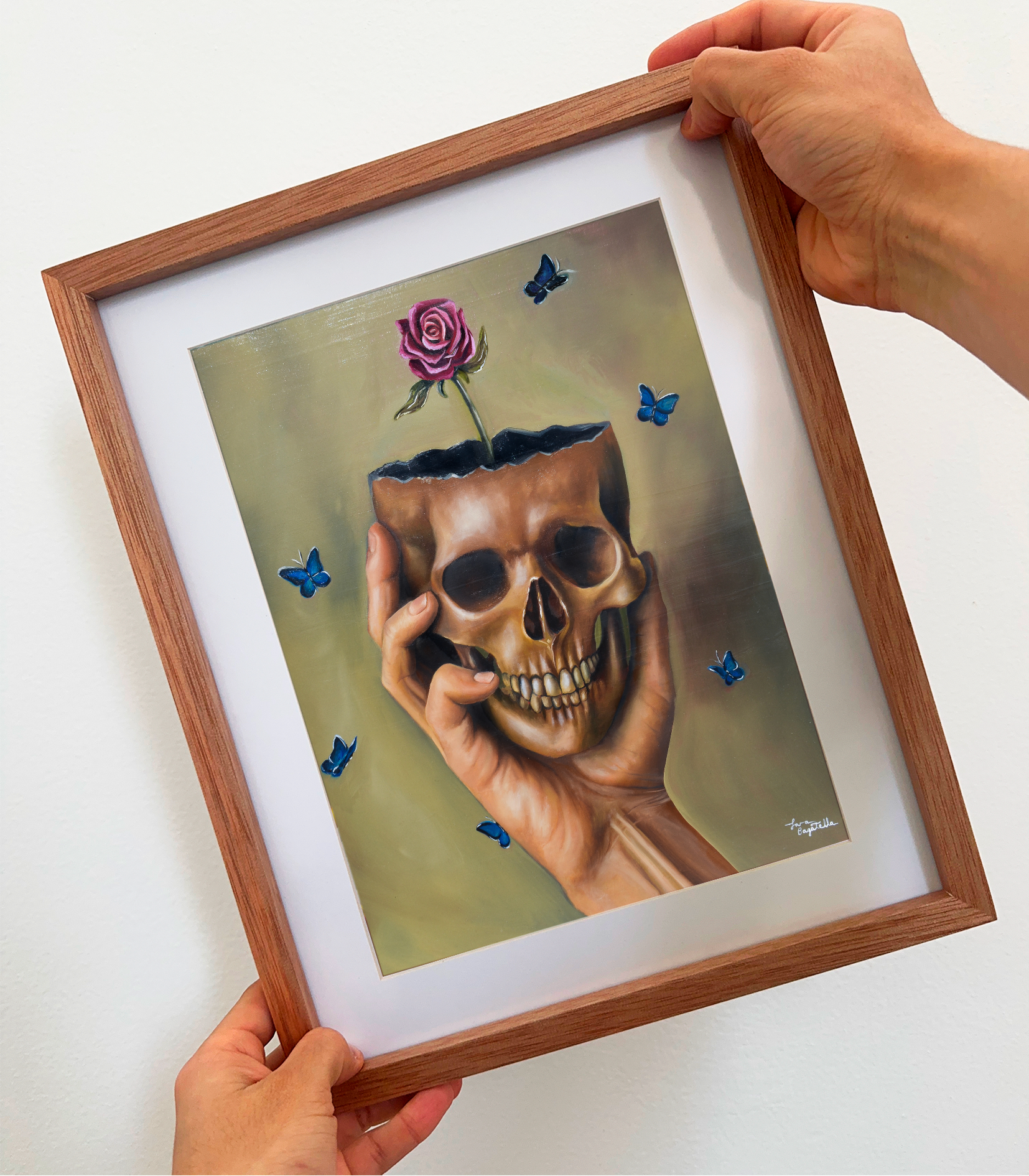 Oilpainting "Depresión" print