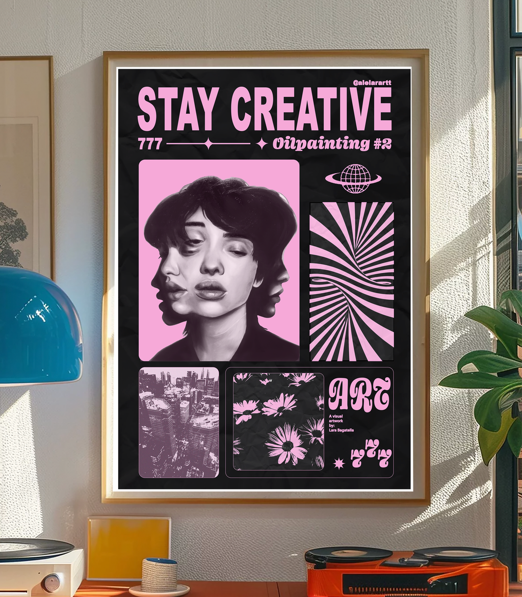 Poster "STAY CREATIVE"