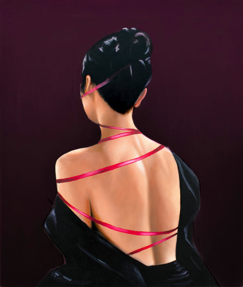 Inercia 2/5 oilpainting 55 x 65 cm